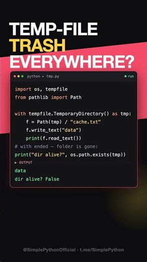 Temp-file TRASH everywhere?