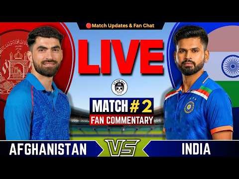 🔴Live: IND vs AFG, 2nd T20 | Live Cricket Score & commentary | India vs Afghanistan |T20 Series 2026