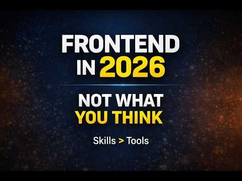 Frontend Development is Changing Fast… Most Developers Will Struggle