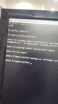 Python Django setup tutorial