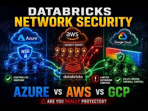 Databricks Network Security - Azure NSG, AWS Security Group and GCP Firewall rules