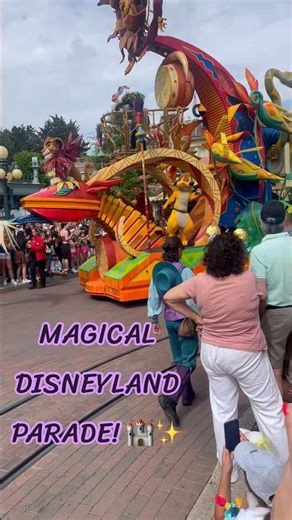 ✨Disneyland Parade Show 🏰🎉Magical Disney Characters & Amazing Parade🎭😍#shorts#foryou#parade#fyp