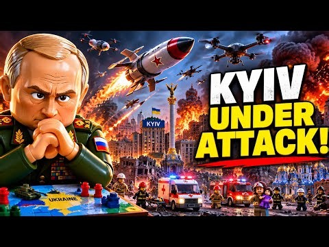 Russia Strikes Kyiv Again! Deadly Missile & Drone Attack Explained in LEGO