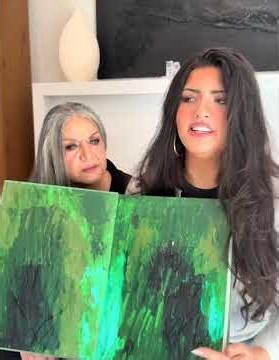 BRAND NEW: Angelina Jordan presents Grandma Mery's art book #angelinajordan #reaction #new #trending