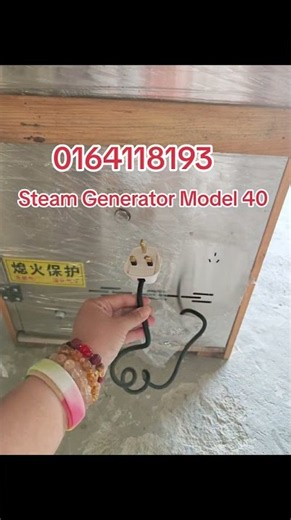 Mesin ini Model 40 Steam Generator, selalu customer saya guna buat susu soya, tao fu fa, tao kua