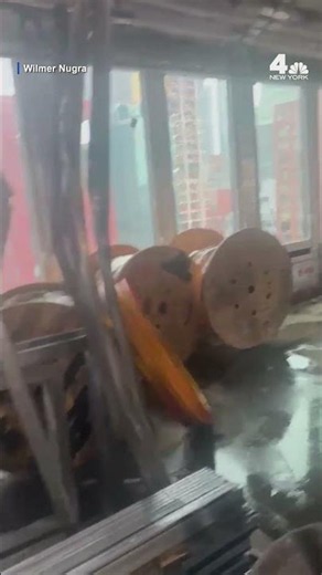 WATCH: Worker films 'buckling' beams at Manhattan high-rise | NBC New York