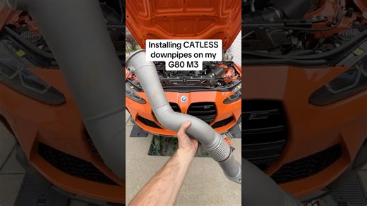 Installing IRL 3.5 inch catless downpipes on my G80 M3