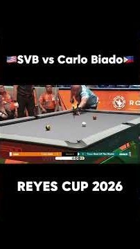 🇺🇸Shane Van Boening vs Carlo Biado🇵🇭 | Reyes Cup 2026