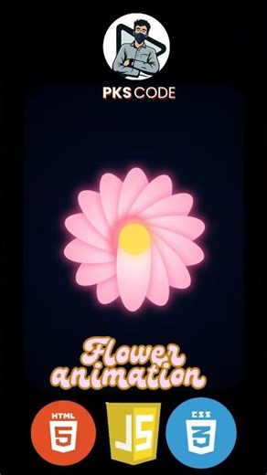🌸 Bringing a flower to life with just HTML, CSS & JavaScript.