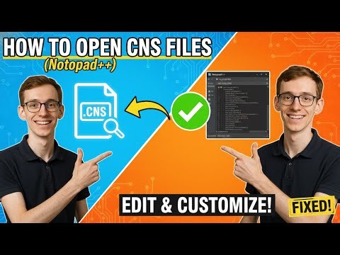 Opening CNS Files (Notepad++)