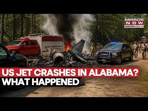 US Air Force Jet Crashes In Alabama, Pilots Eject After Mid-Air Scare| What We Know