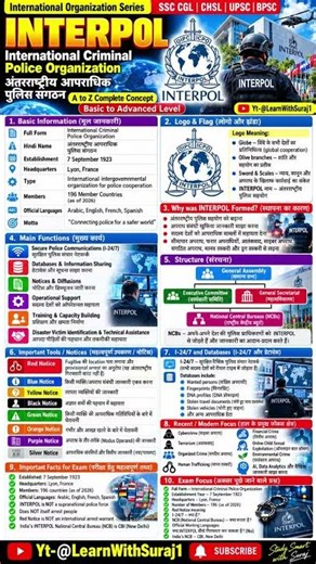 What is INTERPOL? 🚨 Global Police Cooperation #Shorts