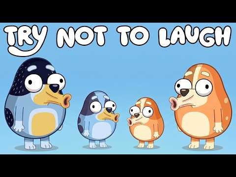 BLUEY - MEGA TRY NOT TO LAUGH 😂 [YTP] MAX GIGGLE ENERGY💀 LIVE