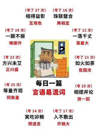 跟着牛爷爷对齐言语理解易混词—Day111 #言语理解#逻辑填空#行测#行测打卡#考公