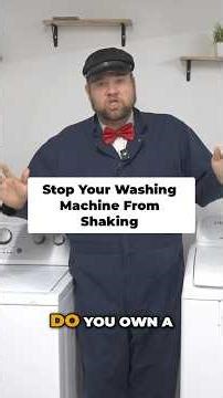 STOP Your Washer From SHAKING NOW! #shorts