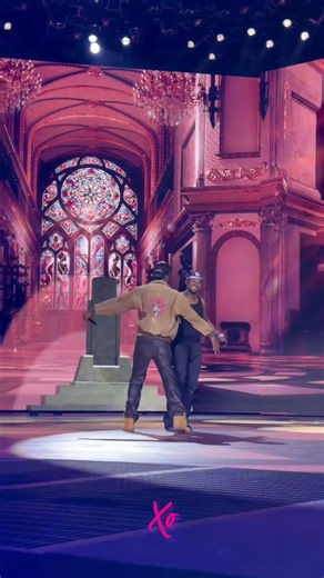Usher And Meek Mill Walking Off The Stage