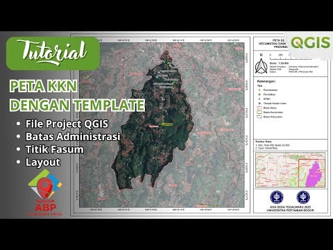 Tutorial Membuat Peta KKN Fasilitas Umum Menggunakan Template