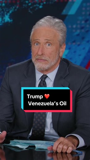 Trump: We’ll get those political prisoners released in Venezuela, but first, oil! #DailyShow #Trump #Venezuela #Oil