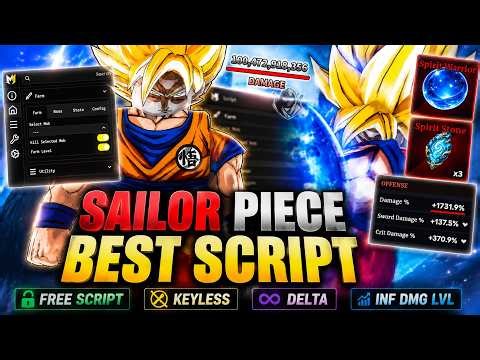 Sailor Piece Script [NO KEY] - Auto Farm, Infinity Tower, Auto Quest, Sea 2, Auto Bosses & Dungeon
