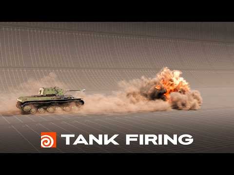 Tank Firing Effect In Houdini | + Project File