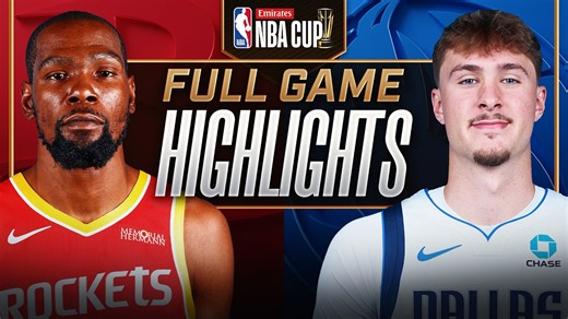 ROCKETS at MAVERICKS | EMIRATES NBA CUP 🏆 | FULL GAME HIGHLIGHTS | October 30, 2026