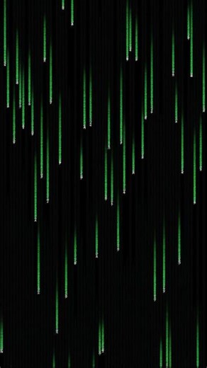 5s Digital Rain Asset 👾 Matrix Code Loop (No Sound) #Shorts #LiveWallpaper