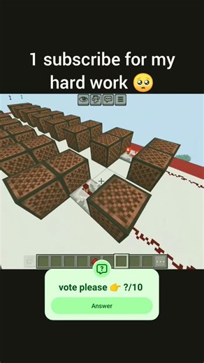 how to make music with using note block minecraft note block music #minecraft #noteblocksong #short