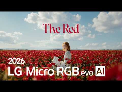 2026 LG Micro RGB evo AI : The Red I LG