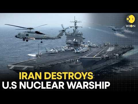 US-Iran War LIVE: Iran Fires New Destructive Weapon On Trump's US Carrier, Gulf On Edge | WION
