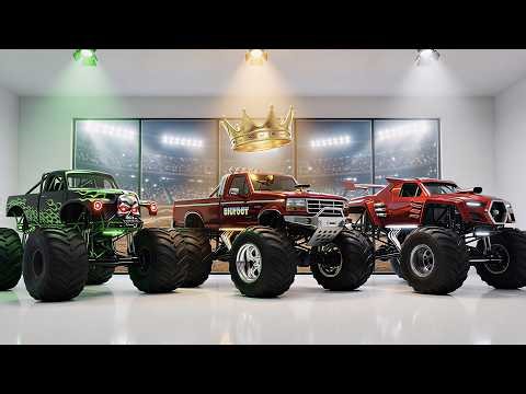 Grave Digger vs Bigfoot vs Max-D | Who is the REAL King?