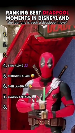 Best Deadpool Moments In Disneyland #shorts #usa #disneyland