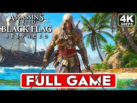 ASSASSIN'S CREED BLACK FLAG RESYNCED Gameplay Walkthrough FULL GAME [4K 60FPS ULTRA] - No Commentary