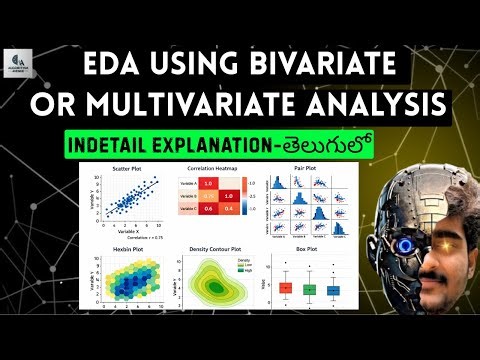 Tutorial-16:Data Analysis(EDA)-Bivariate/Multivariate analysis | Telugu | Machine Learning