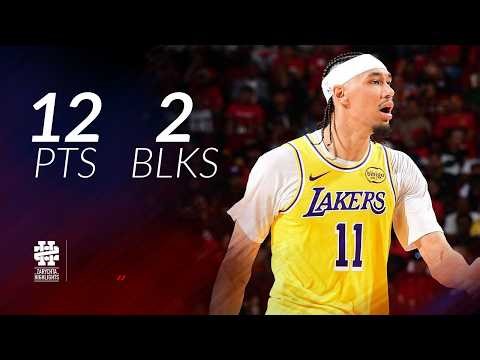 Jaxson Hayes 12 pts 2 blks vs Rockets 2026 PO G3