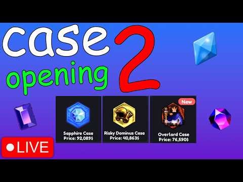Roblox case opening simulator 2 live come join!