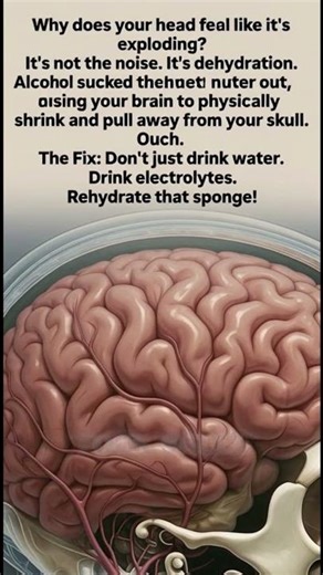 Why does Your HEAD feel like it's Exploding? 🧠💧 #shorts #newyear