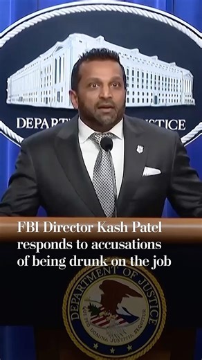 FBI Director Kash Patel responds to accusations of being drunk on the job