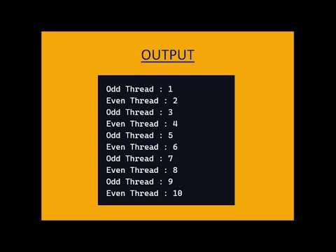 Java Programming : Multithreading & Synchronisation