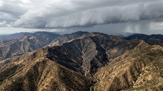 Storm in California raises concerns over flooding in fire-damaged regions