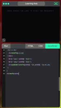 Kinetic String Animation Interactive HTML CSS JavaScript #Shorts