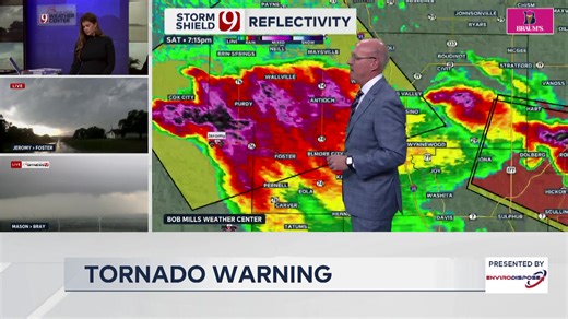 We are tracking severe storms after Tornado Warnings were issued in multiple Oklahoma counties. Follow along for the latest updates. | KWTV - NEWS 9