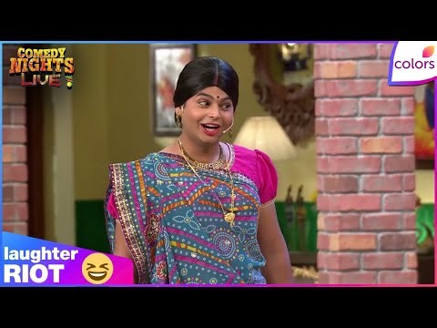 Comedy Nights Live | Mangala Aunty & Sunny Leone Perform 'Garba' | Colors TV