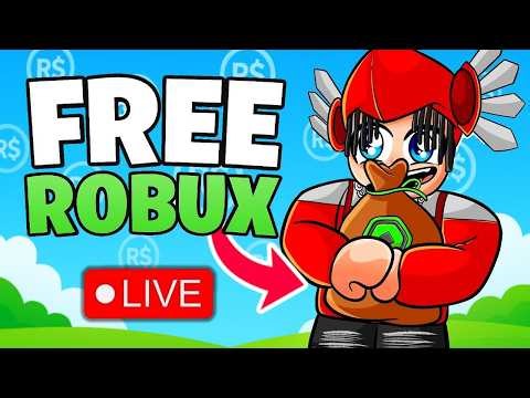 🔴 FREE ROBUX LIVE NOW! 100,000 ROBUX GIVEAWAY (Roblox Giveaway)