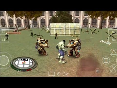 The Incredible Hulk ps2 Gameplay On AetherSX2 Android Snapdragon 8 Gen 2