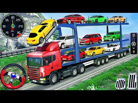 Truck Simulator US Driver Simulator - Cargo Car Transporter Multistory 3D - PS5 PRO GamePlay