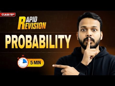 5 MINUTES = Probability All Theory🔥| Class 10 Maths Chapter 15 | Rapid Revision | SSR SIR