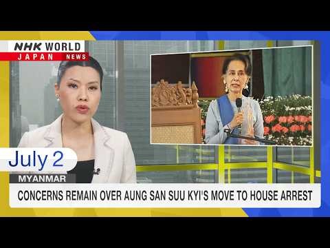 Concerns remain over Myanmar's Aung San Suu KyiーNHK WORLD-JAPAN NEWS
