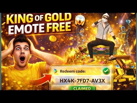 800 Free Redeem Codes | How To Get Free Redeem Code | King of gold emote free 