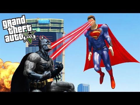Superman vs Batman in GTA 5