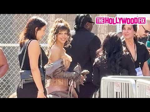 Melanie Martinez & Fuerza Regida Arrive At The American Music Awards At The MGM Grand In Las Vegas